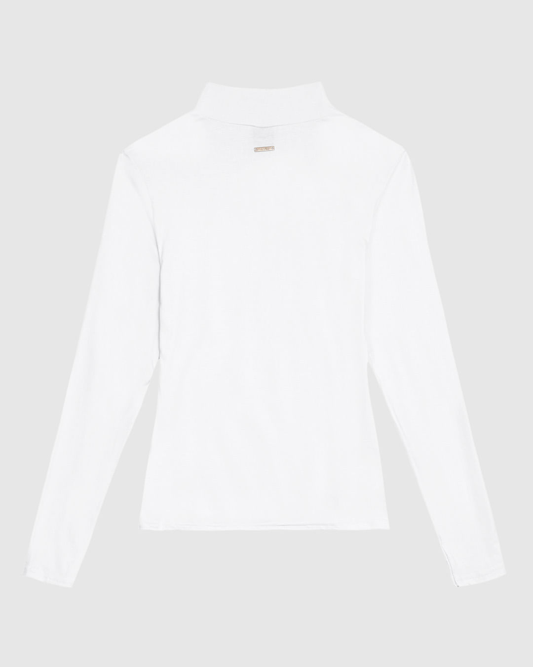 Blusa Básica Feminina Gola Alta Em Malha Viscose Stretch - ENFIM - Imagem 8