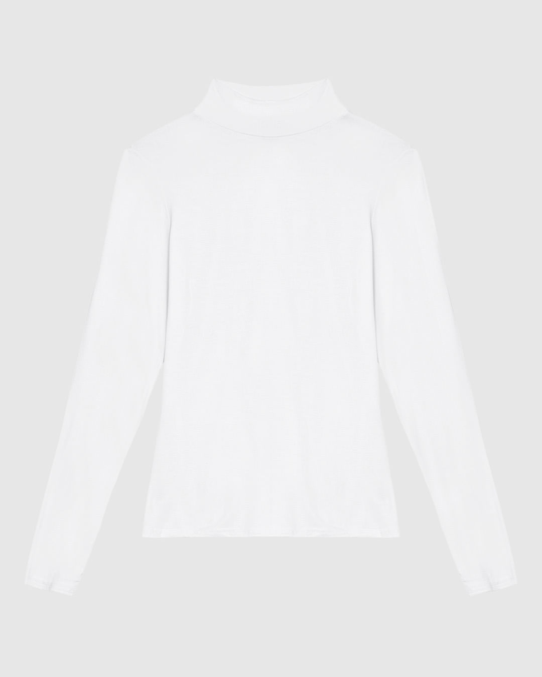 Blusa Básica Feminina Gola Alta Em Malha Viscose Stretch - ENFIM - Imagem 9