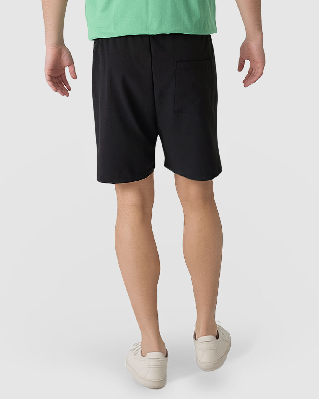 Bermuda Masculina Slim Bolso Costas Em Microfibra Texturizada - Imagem 16