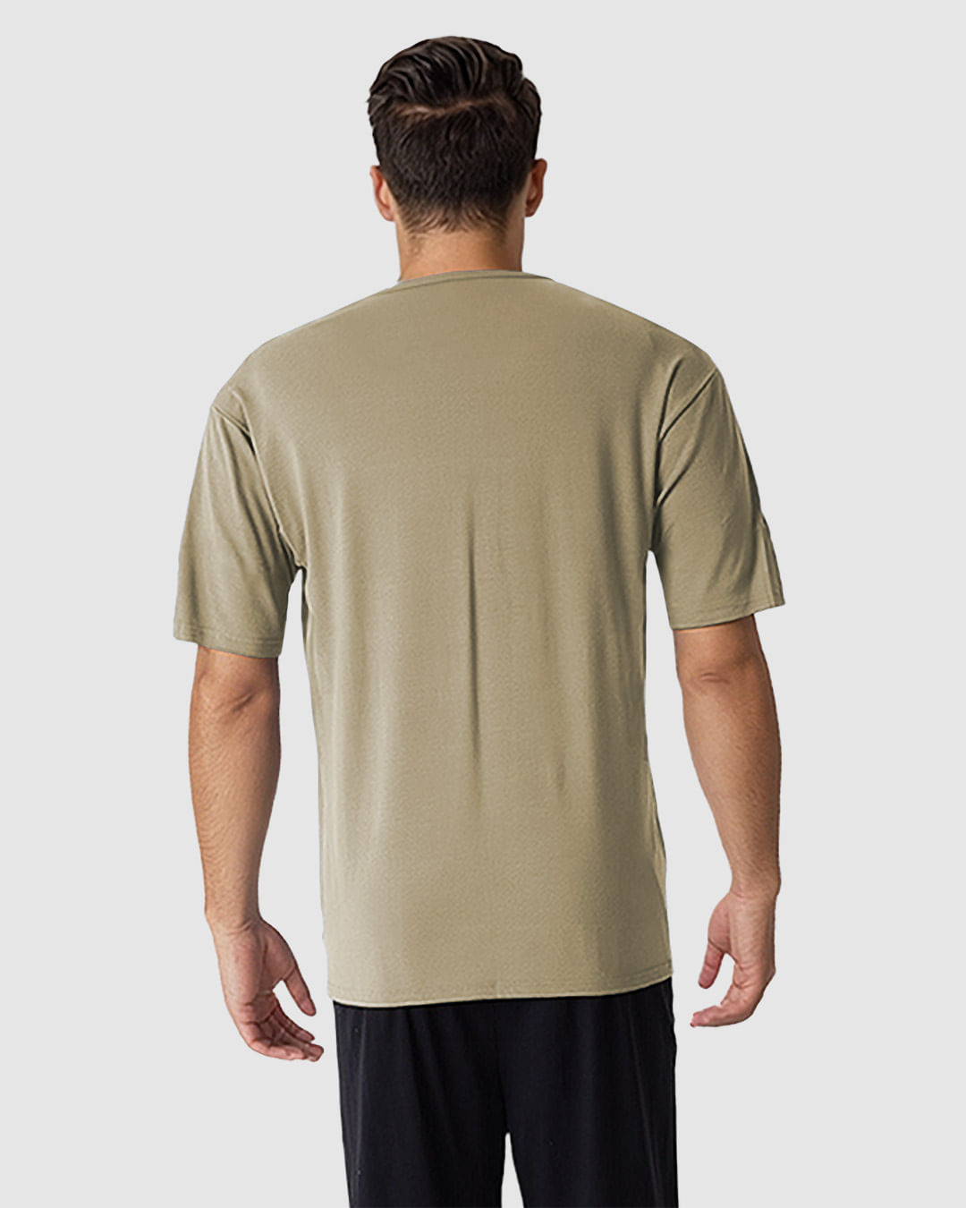 Pijama Curto Masculino Camiseta E Shorts Em Malha Modal Anti Odor - Imagem 8