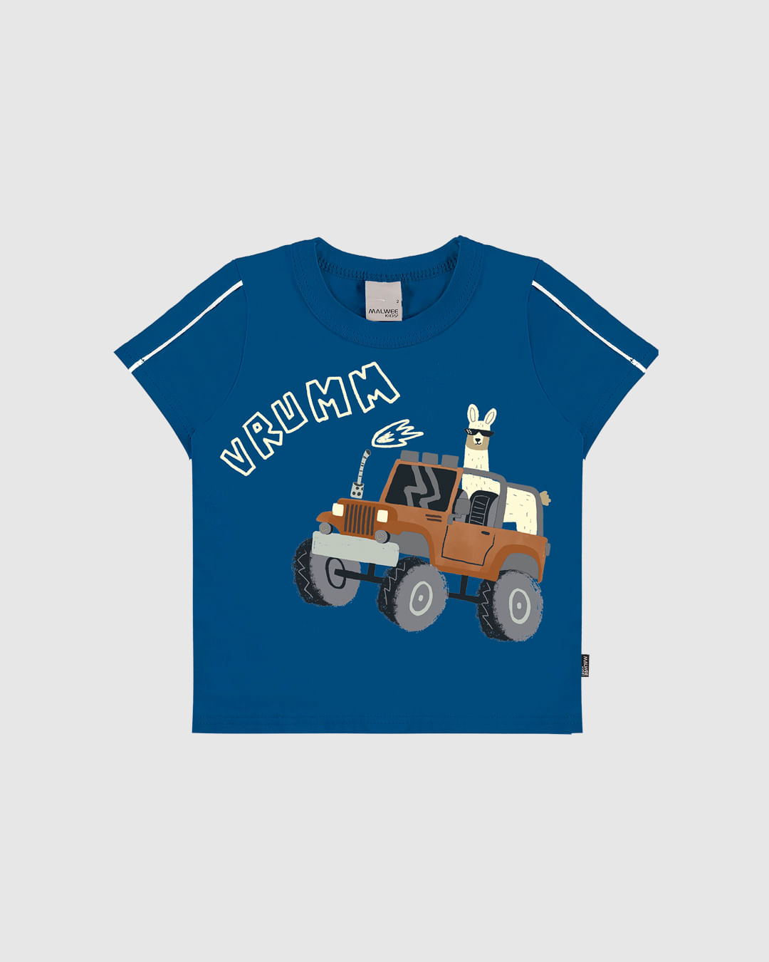 Camiseta Infantil Menino Estampa Vrumm Em Algodão Malwee Kids - Imagem 6