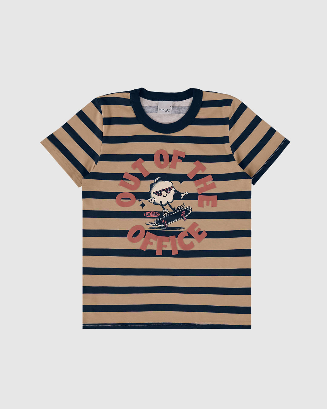 Camiseta Infantil Menino Listrada Out Of The Office Em Algodão Malwee Kids - Imagem 5