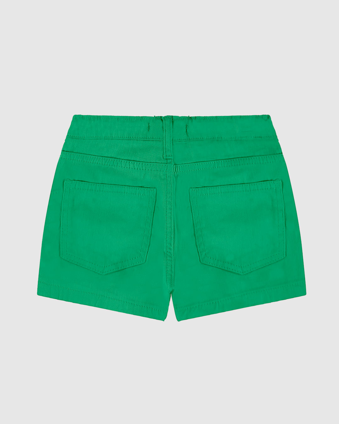 Shorts Infantil Menina Cintura Média Em Sarja Com Elastano Malwee Kids - Imagem 21