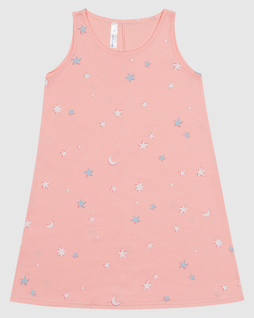 Camisola Infantil Menina Estampa Estrelas Em Algodão Malwee Kids - Imagem 3