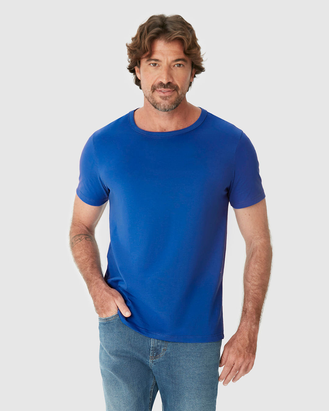 Camiseta Original Masculina Decote Redondo Em Algodão