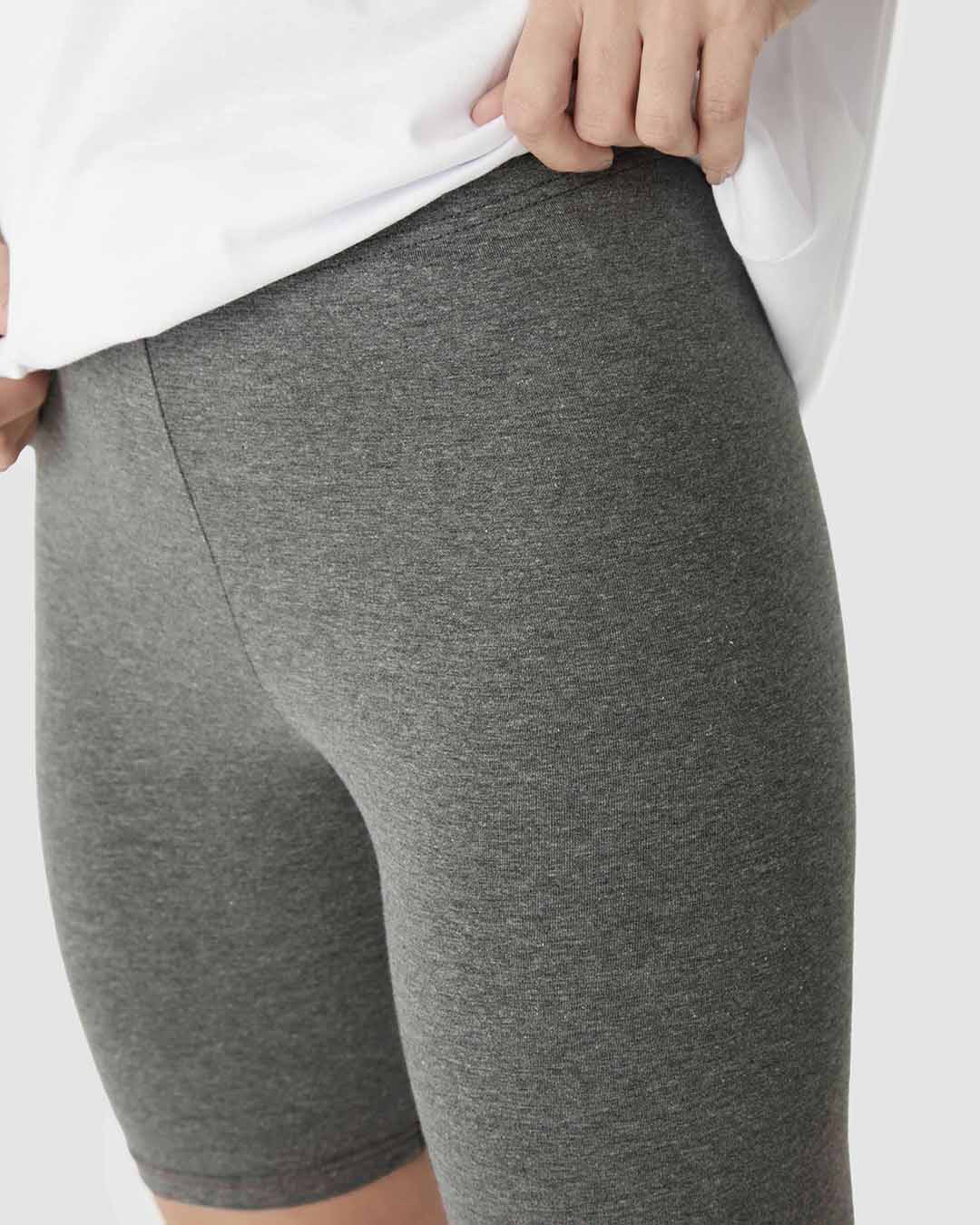 Bermuda Básica Feminina Ciclista Em Algodão - Imagem 13