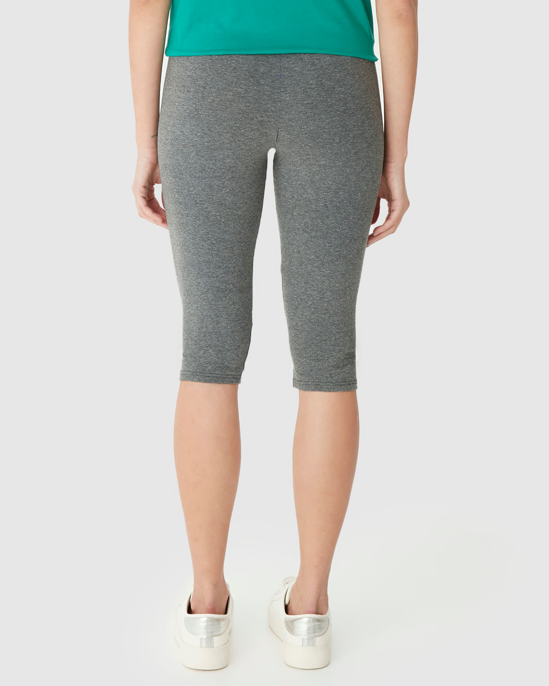 Calça Corsário Básica Feminina Cós Elástico Em Algodão - Imagem 10