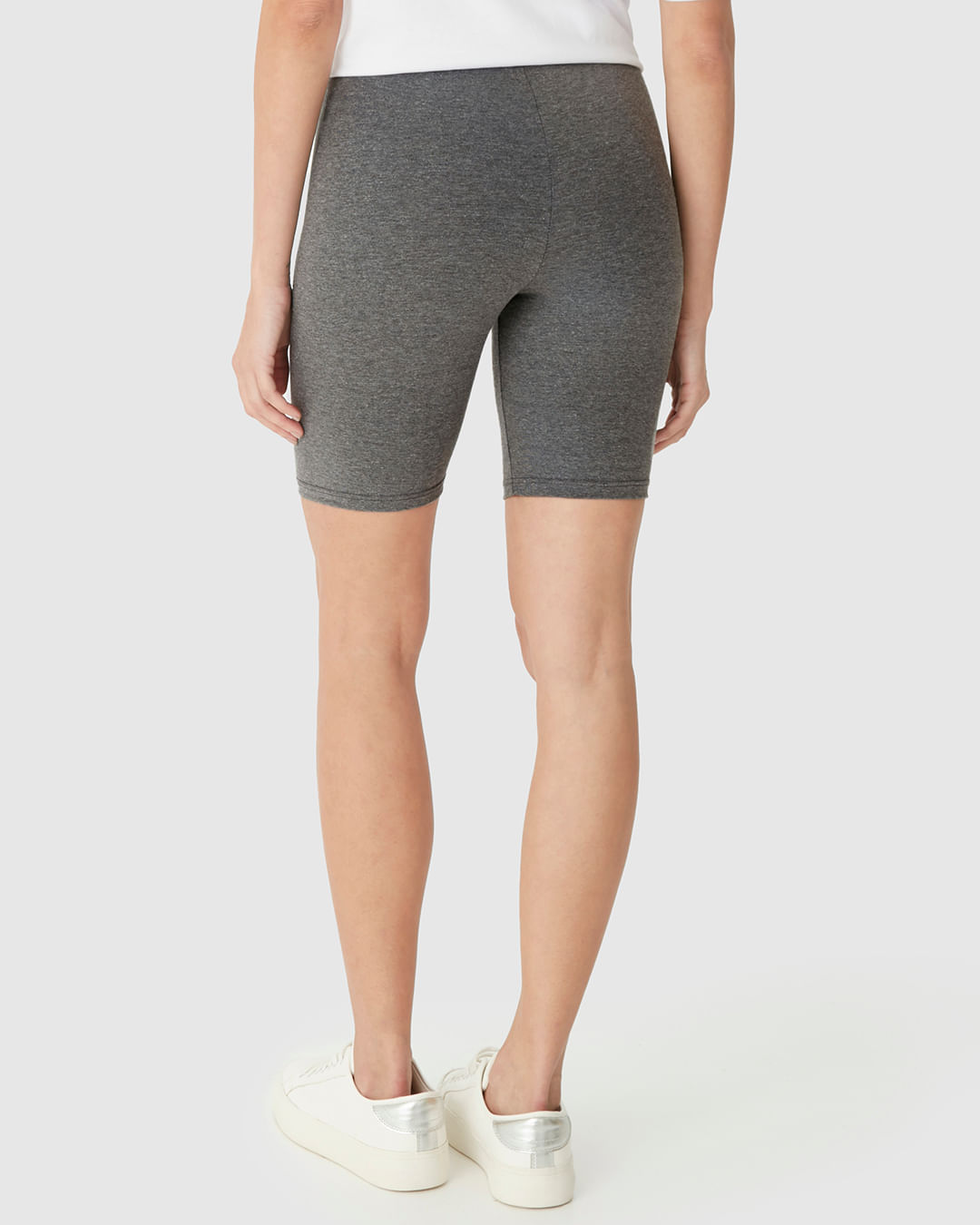 Bermuda Básica Feminina Ciclista Em Algodão - Imagem 30