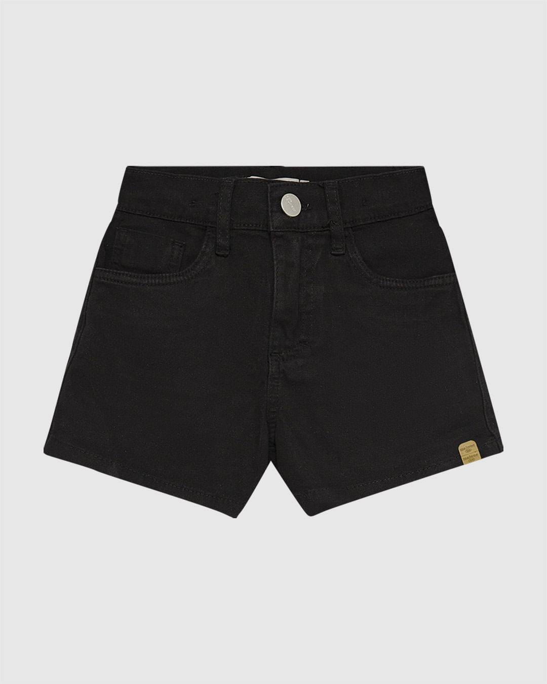 Shorts Infantil Menina Cintura Elástico Ajustável Em Sarja Stretch Malwee Kids