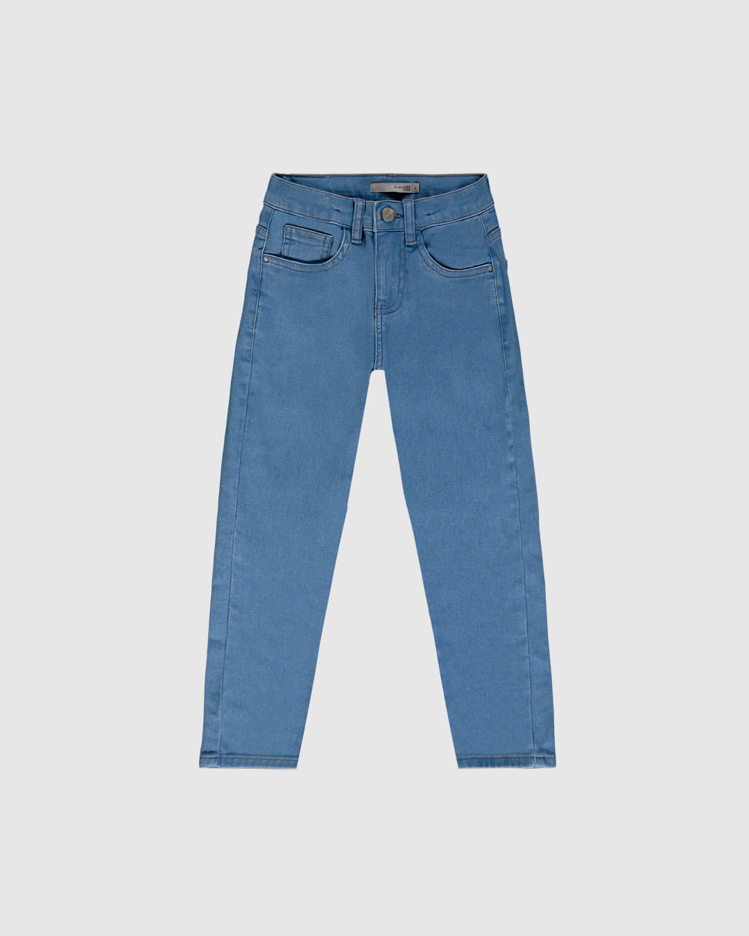 Calça Infantil Menino Slim Em Jeans Moletom Malwee Kids
