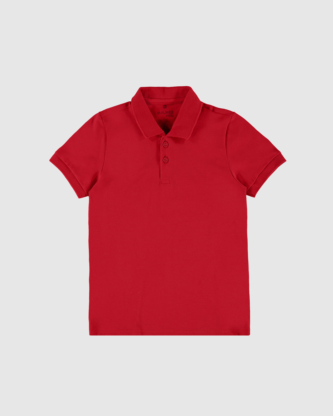 Camisa Polo Infantil Menino Gola Esporte Em Piquet Stretch Malwee Kids - Imagem 2