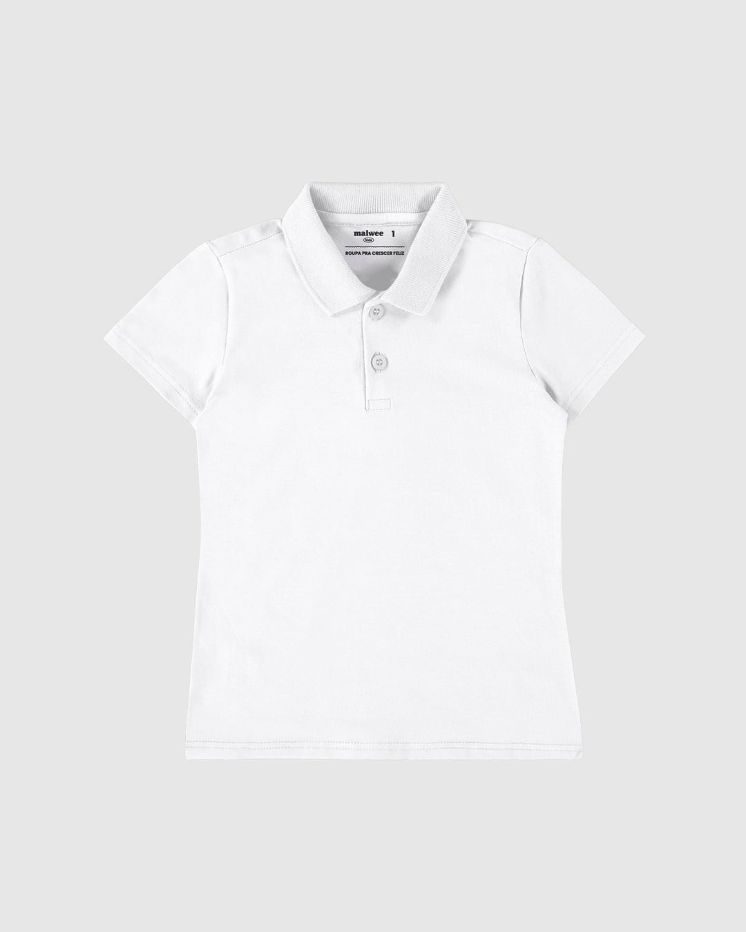Blusa Polo Infantil Menina Em Algodão Malwee Kids - Imagem 7