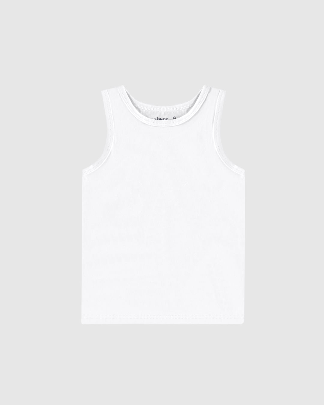 Regata Infantil Menina Decote Redondo Alça Média Em Algodão Malwee Kids - Imagem 10