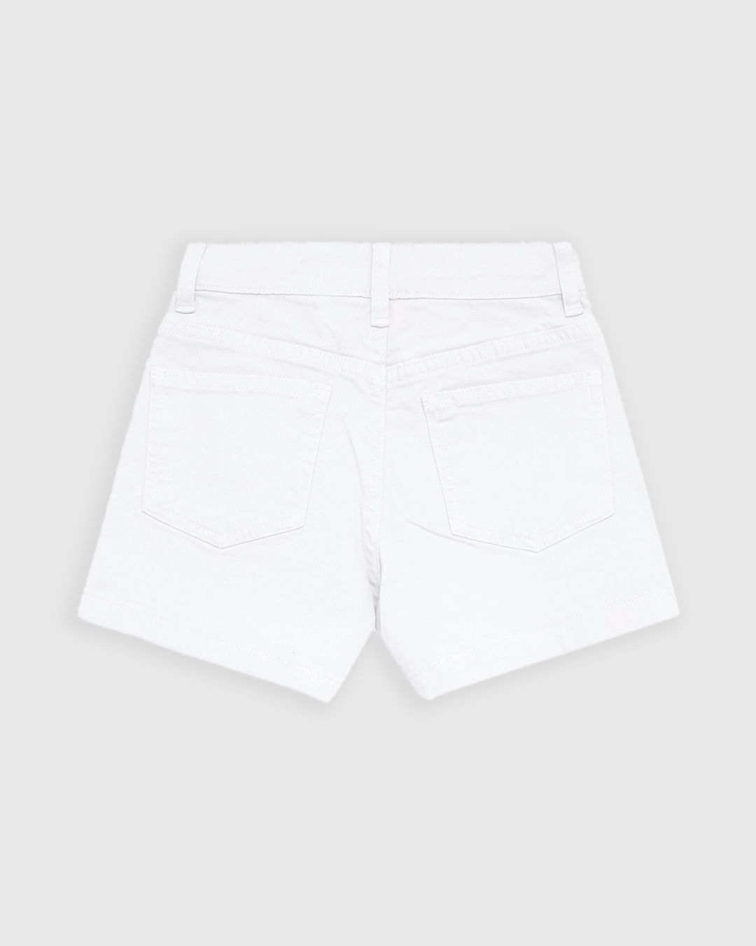 Shorts Infantil Menina Cintura Elástico Ajustável Em Sarja Stretch Malwee Kids - Imagem 20