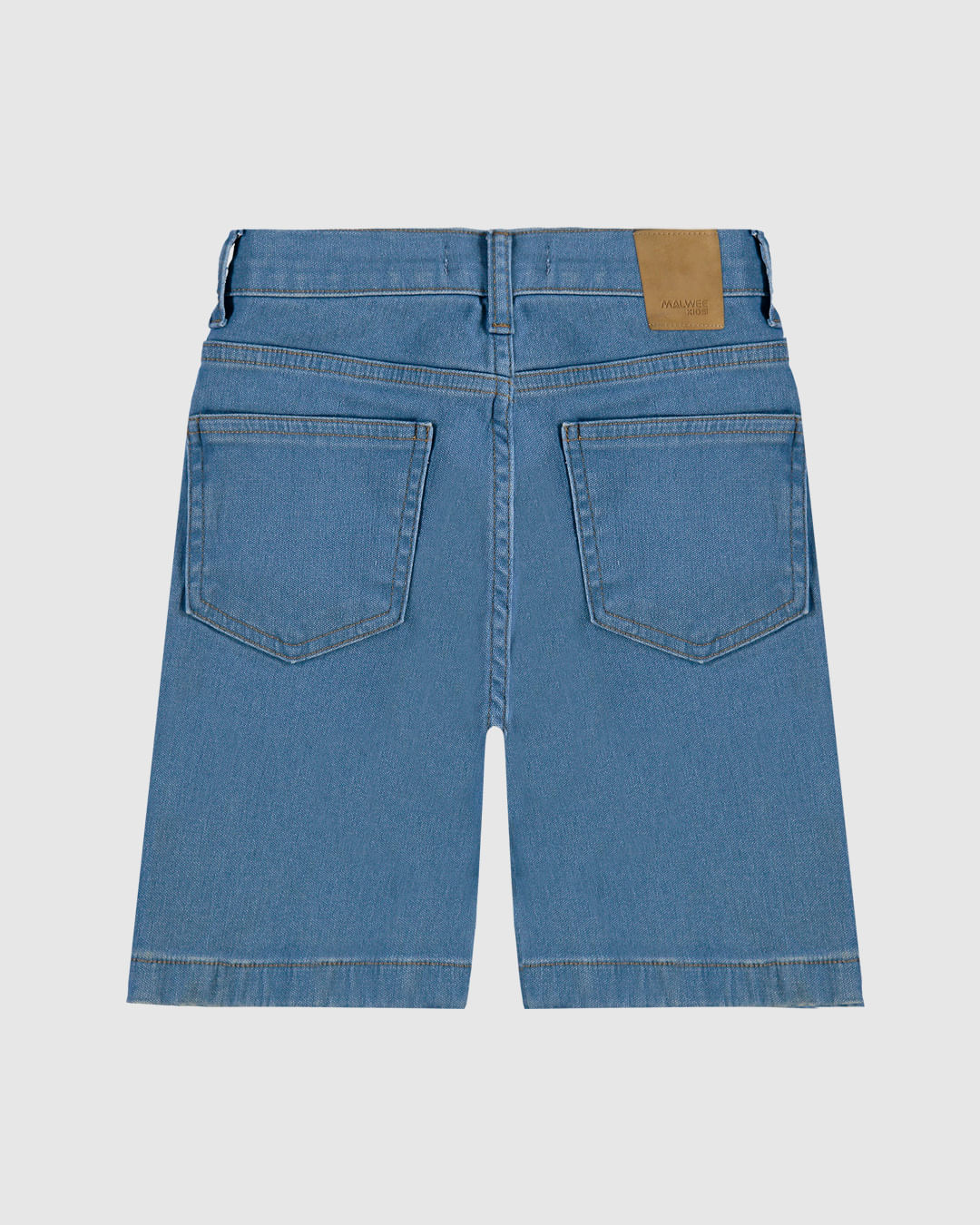 Bermuda Infantil Menino Cintura Elástico Ajustável Em Jeans Moletom Malwee Kids - Imagem 20