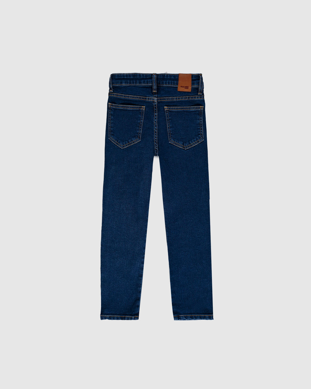 Calça Infantil Menina Skinny Cintura Ajustável Em Jeans Moletom Malwee Kids - Imagem 4