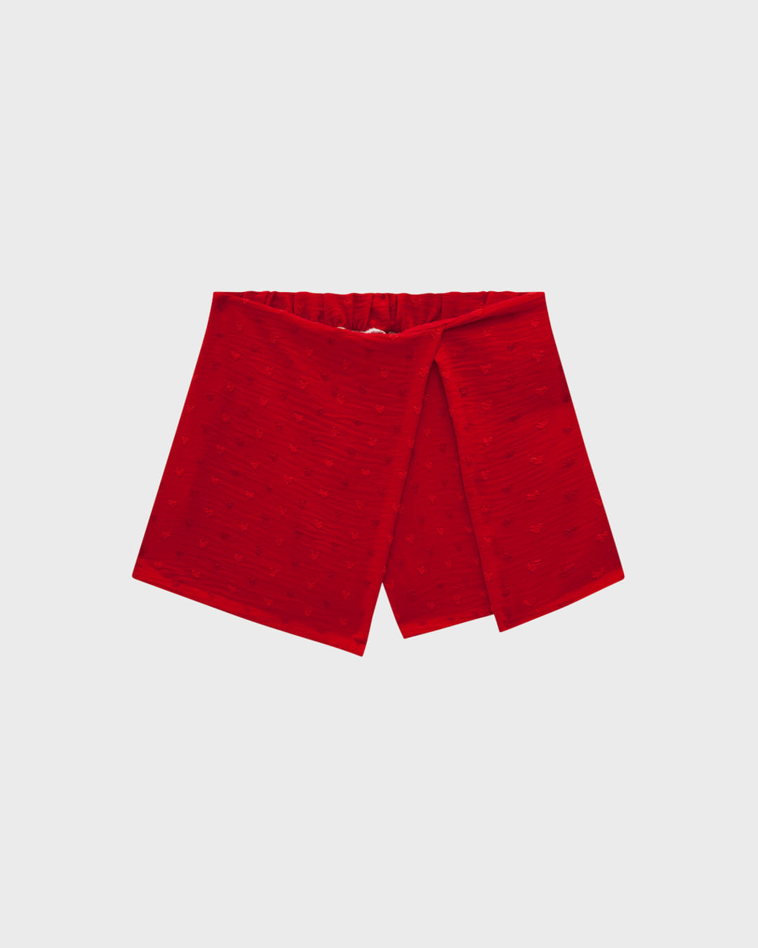 Conjunto Menina Regata E Shorts Saia Em Plumetis Coração - Carinhoso - Imagem 11