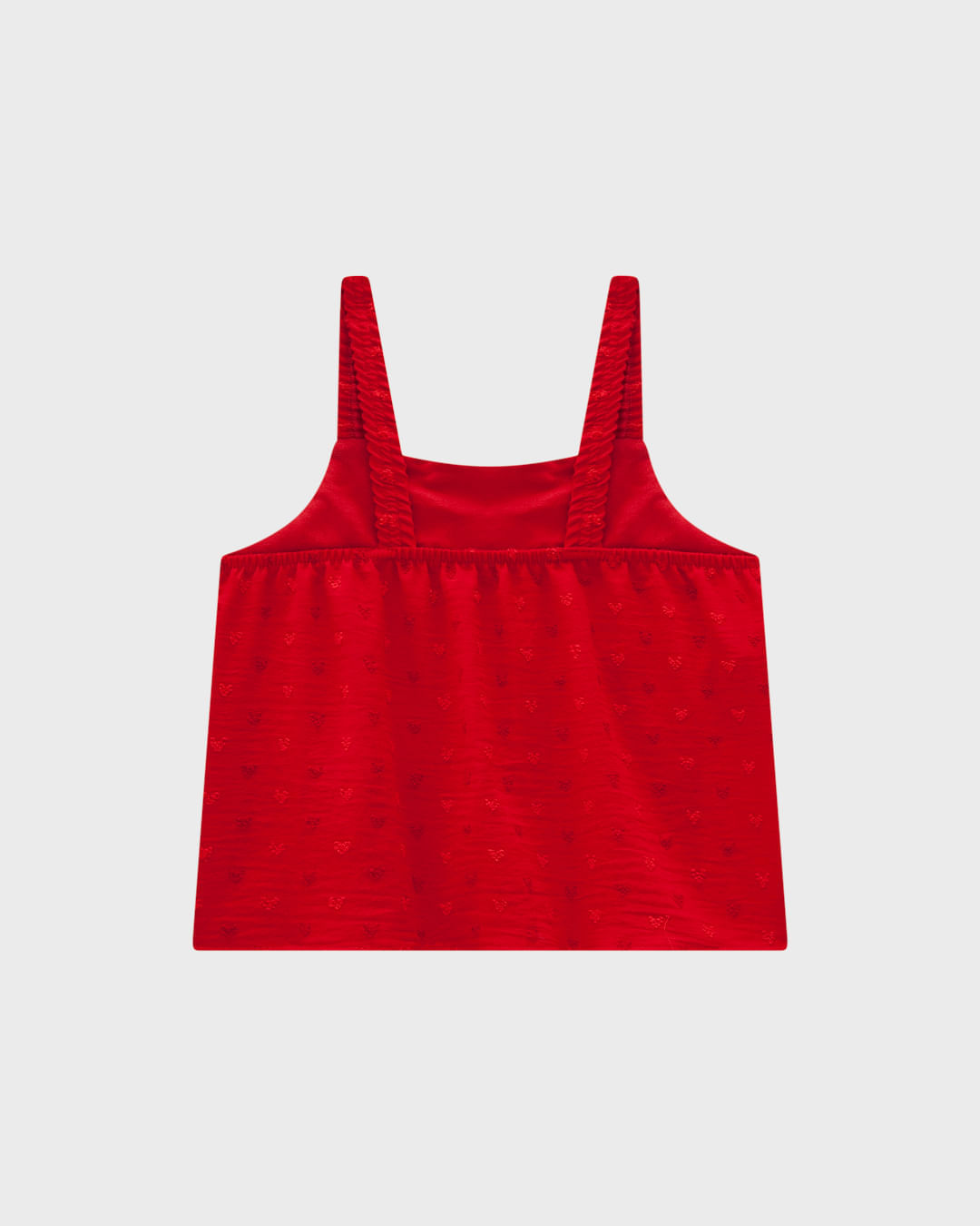 Conjunto Menina Regata E Shorts Saia Em Plumetis Coração - Carinhoso - Imagem 14