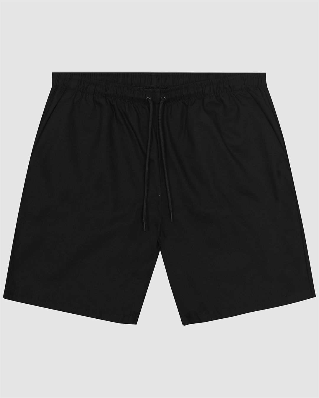 Shorts Masculino Slim Bolso Costas Em Algodão Sarjado