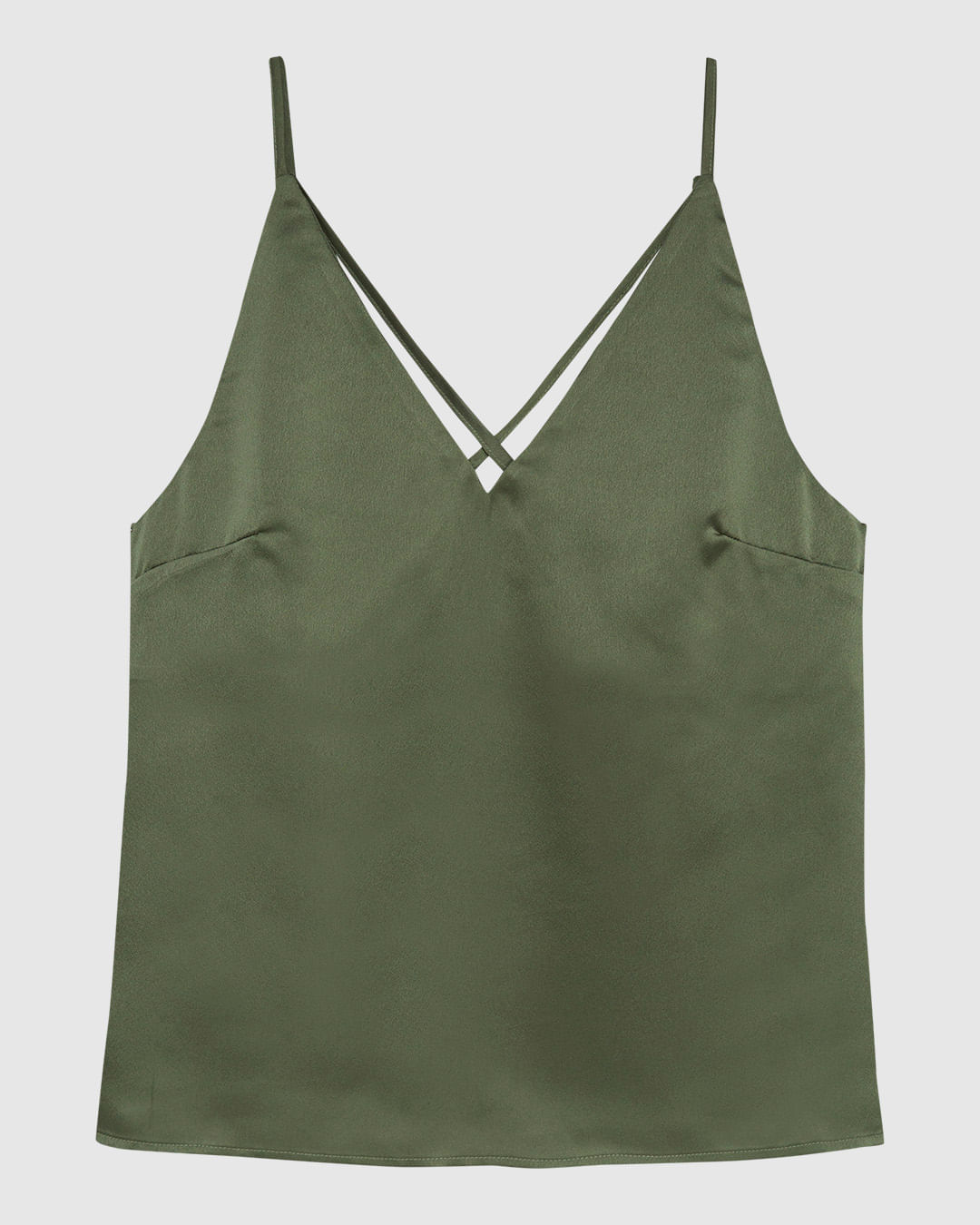 Blusa Feminina Ampla de Alcinha Em Cetim - ENFIM - Imagem 2