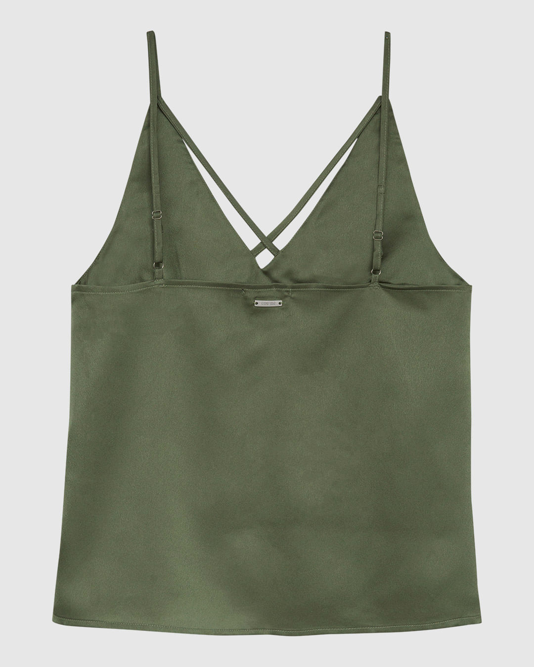 Blusa Feminina Ampla de Alcinha Em Cetim - ENFIM - Imagem 3