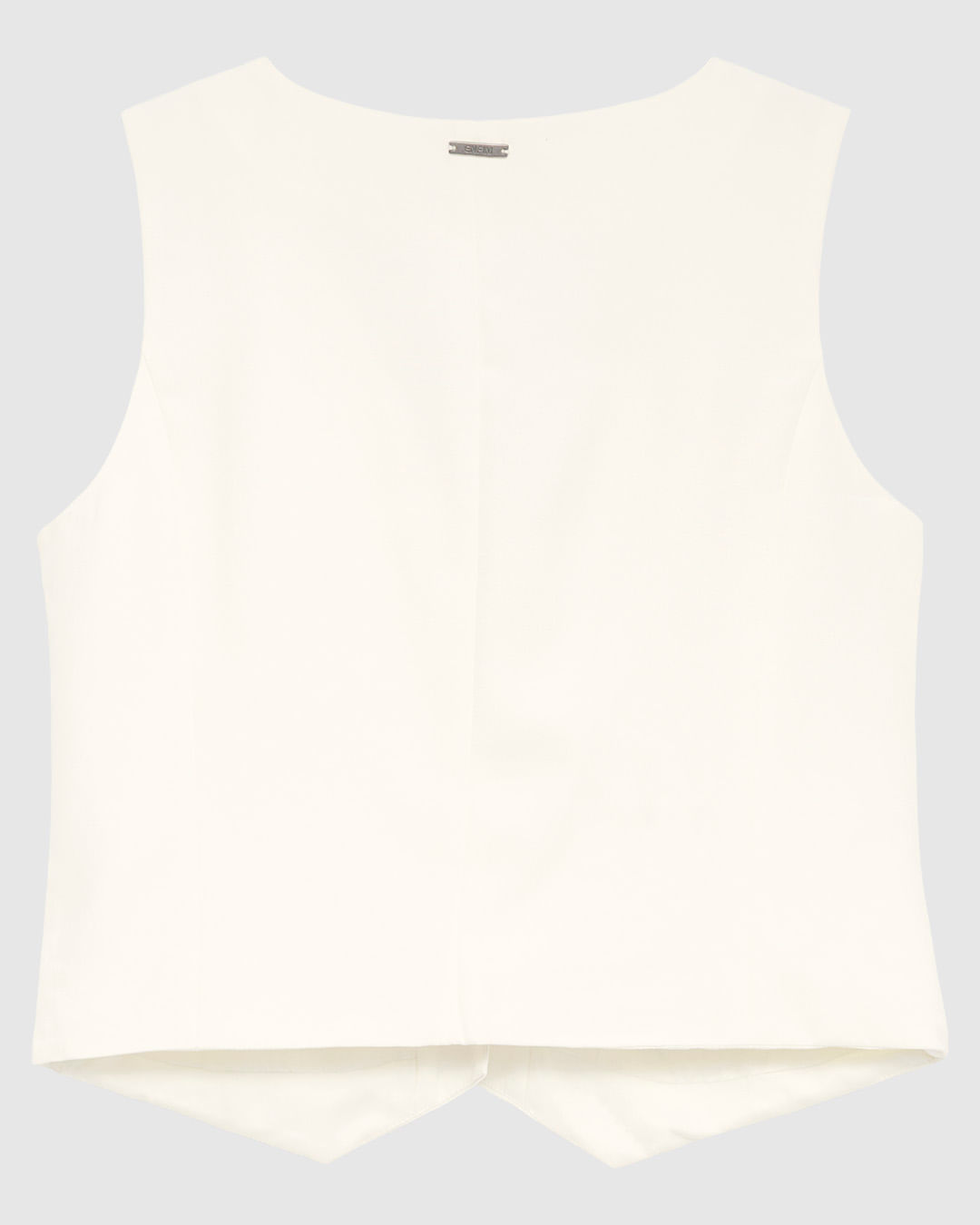 Colete Feminino Transpassado Botão Frontal Em Tecido Alfaiataria - ENFIM - Imagem 9