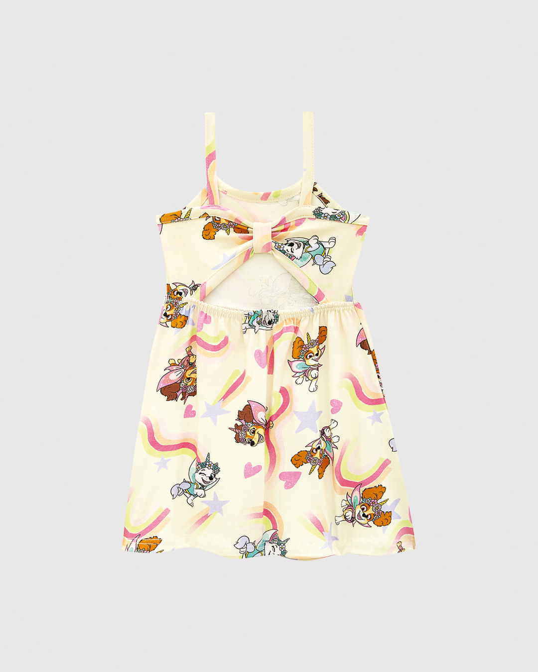 Vestido Infantil Detalhe Vazado Costas Patrulha Canina Em Algodão Malwee Kids - Imagem 3