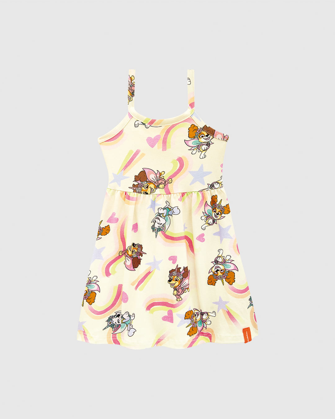 Vestido Infantil Detalhe Vazado Costas Patrulha Canina Em Algodão Malwee Kids - Imagem 17