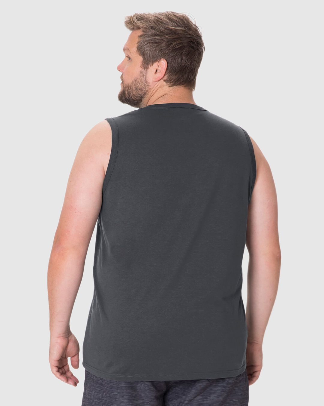 Regata Masculina Plus Size Estampa Discover New Places Em Algodão - Imagem 15