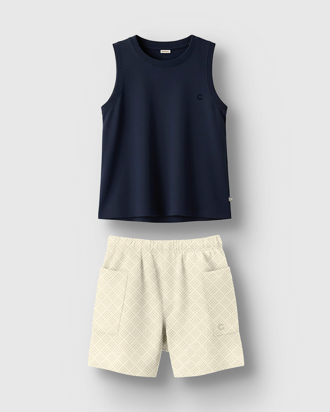 Conjunto Menino Regata Estampa Efeito HD Costas Em Algodão - Carinhoso - Azul - 6