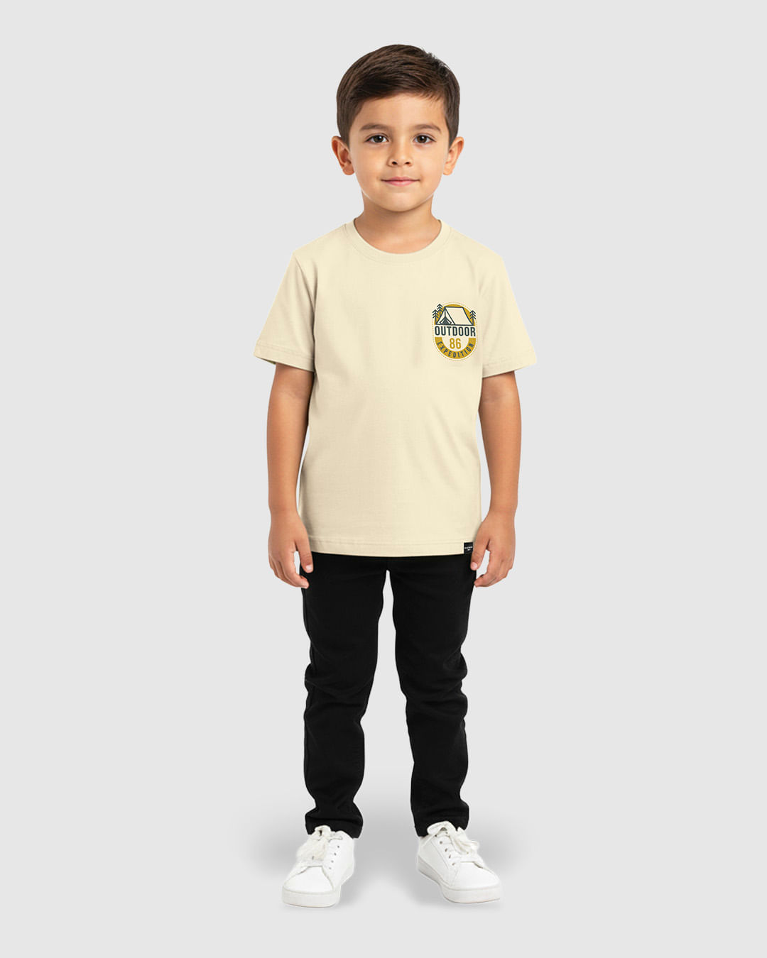 Camiseta Infantil Menino Estampa Outdoor Expedition em Algodão Malwee Kids