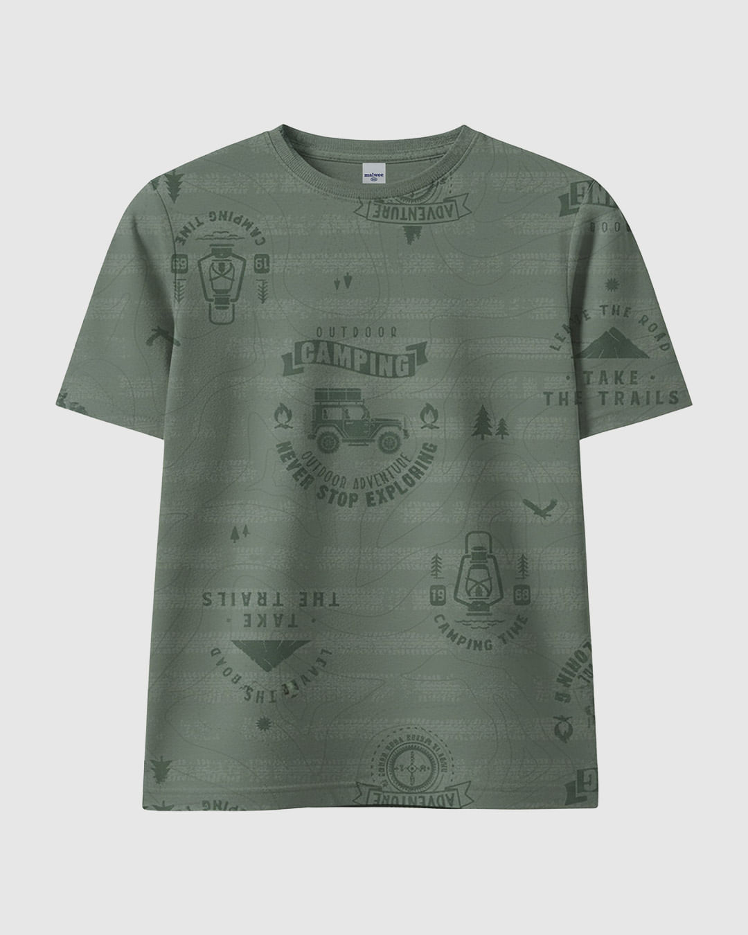 Camiseta Infantil Menino Estampada Em Algodão Malwee Kids
