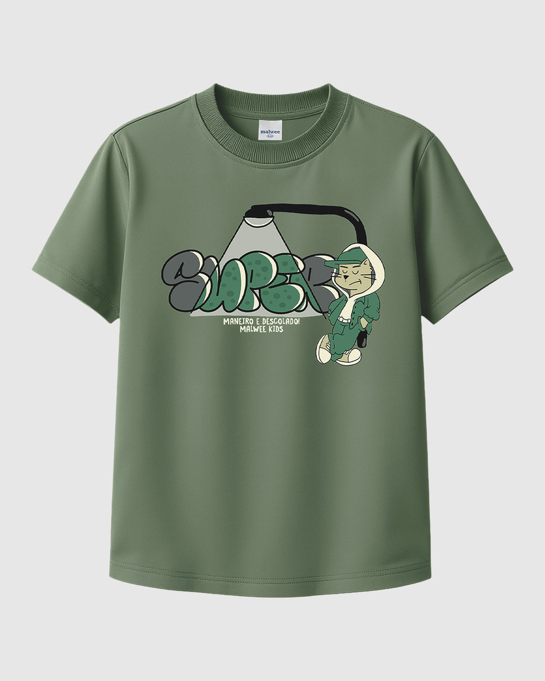 Camiseta Infantil Menino Super Maneiro E Descolado Em Algodão Malwee Kids