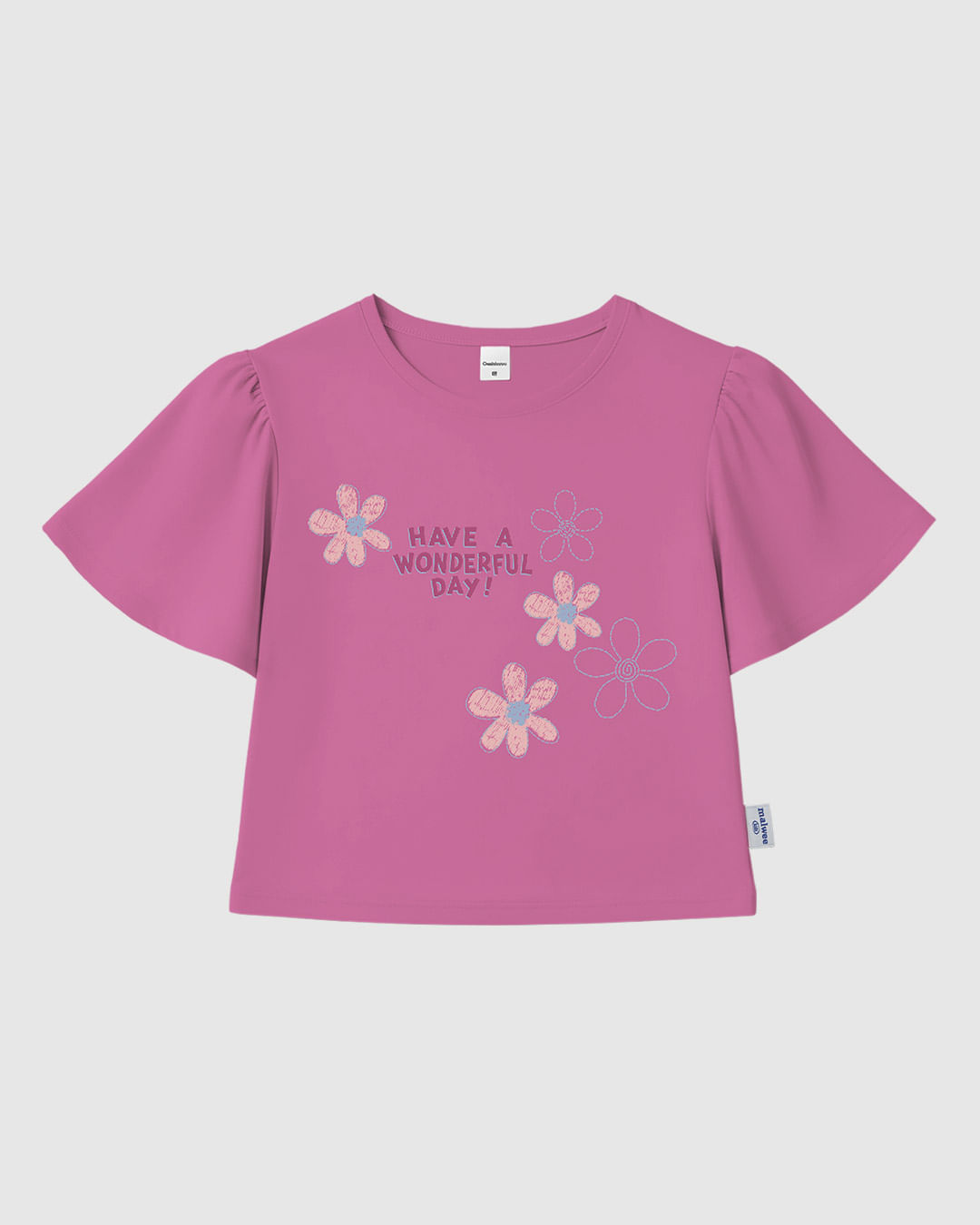 Blusa Infantil Menina Box Have A Wonderful Day Em Algodão Malwee Kids