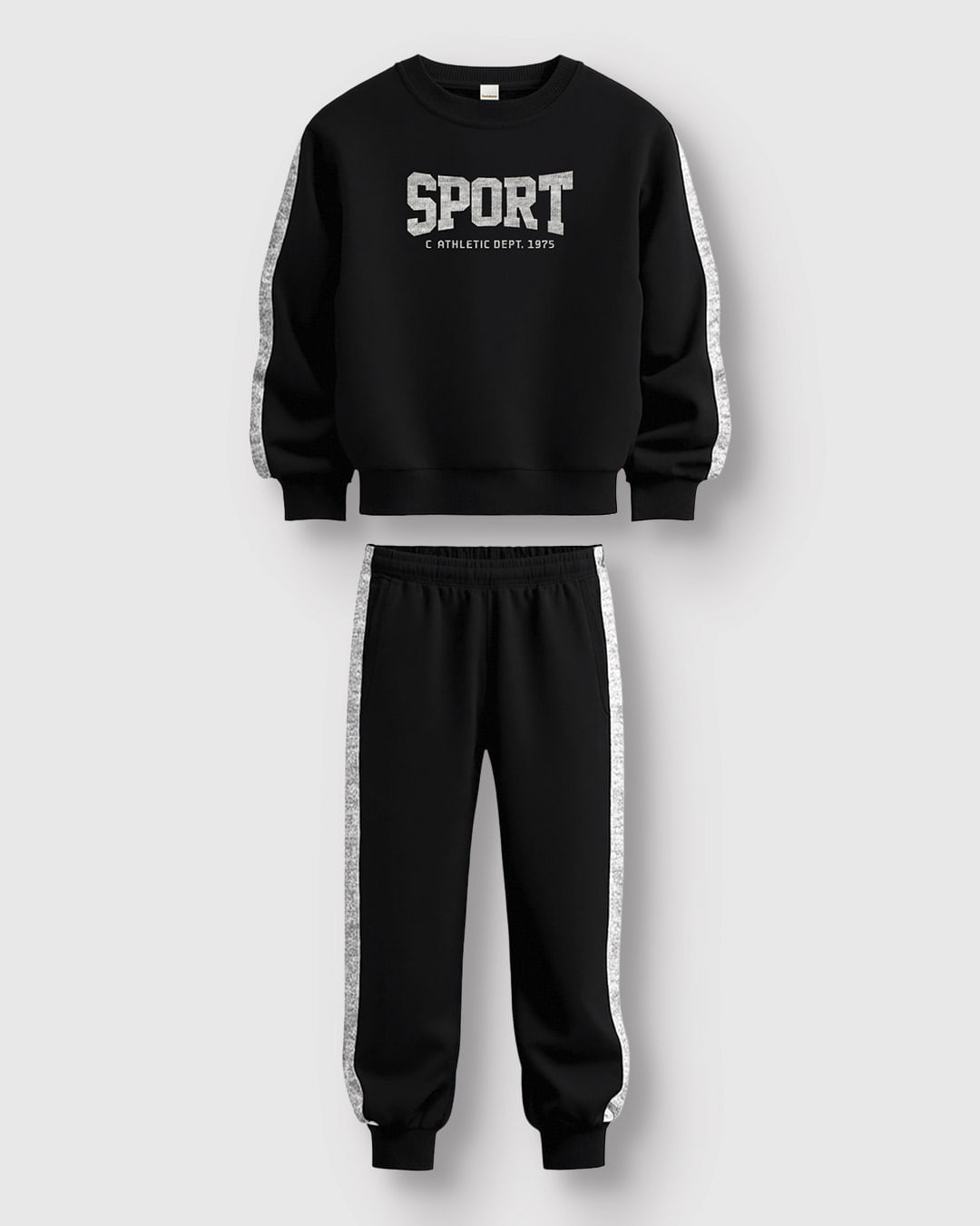 Conjunto Menino Blusão Sport Athletic Dept. Em Moletom Flanelado - Carinhoso