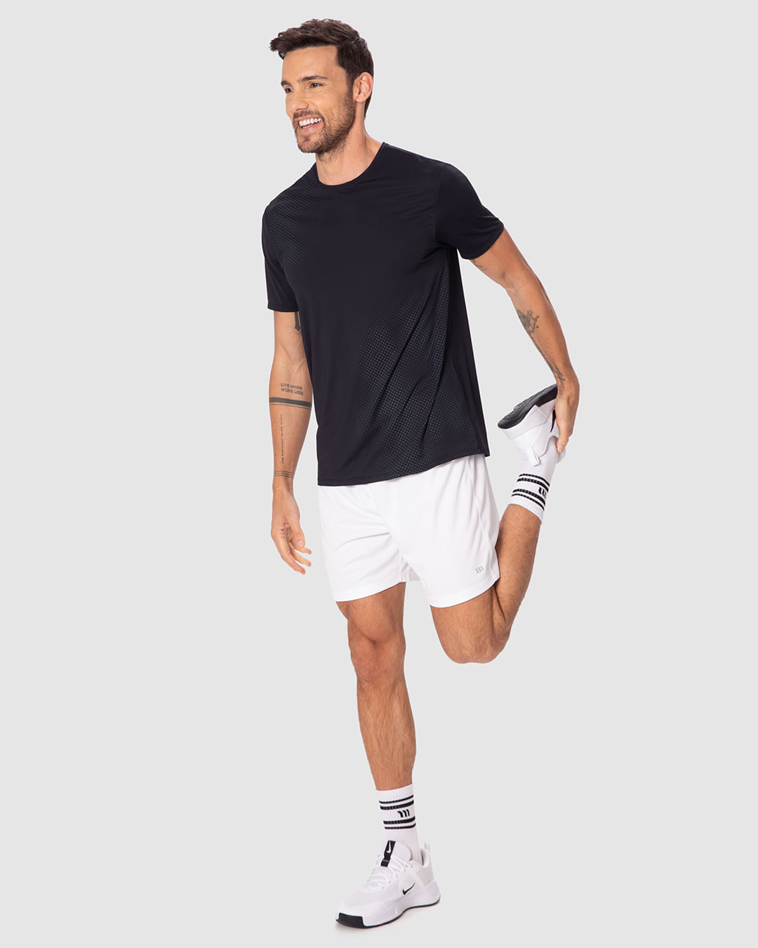 Shorts Esportivo Masculino Cadarço Interno Malha Microfuros Dry Malwee Active