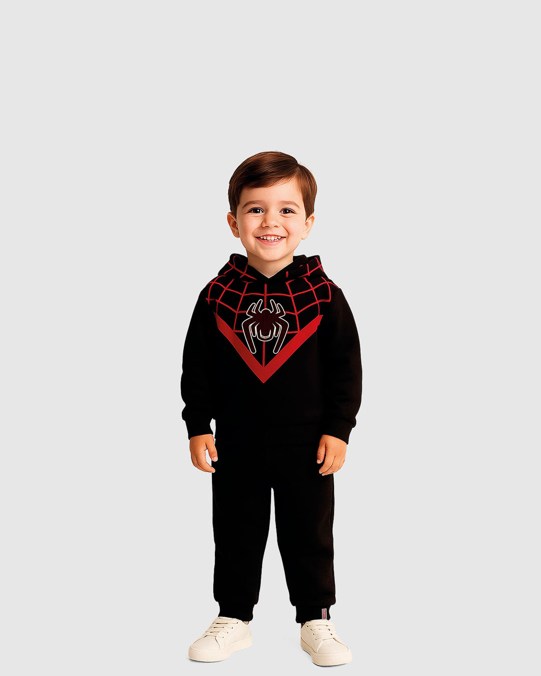 Conjunto Infantil Menino Blusão Spidey Homem-Aranha Em Moletom Malwee Kids