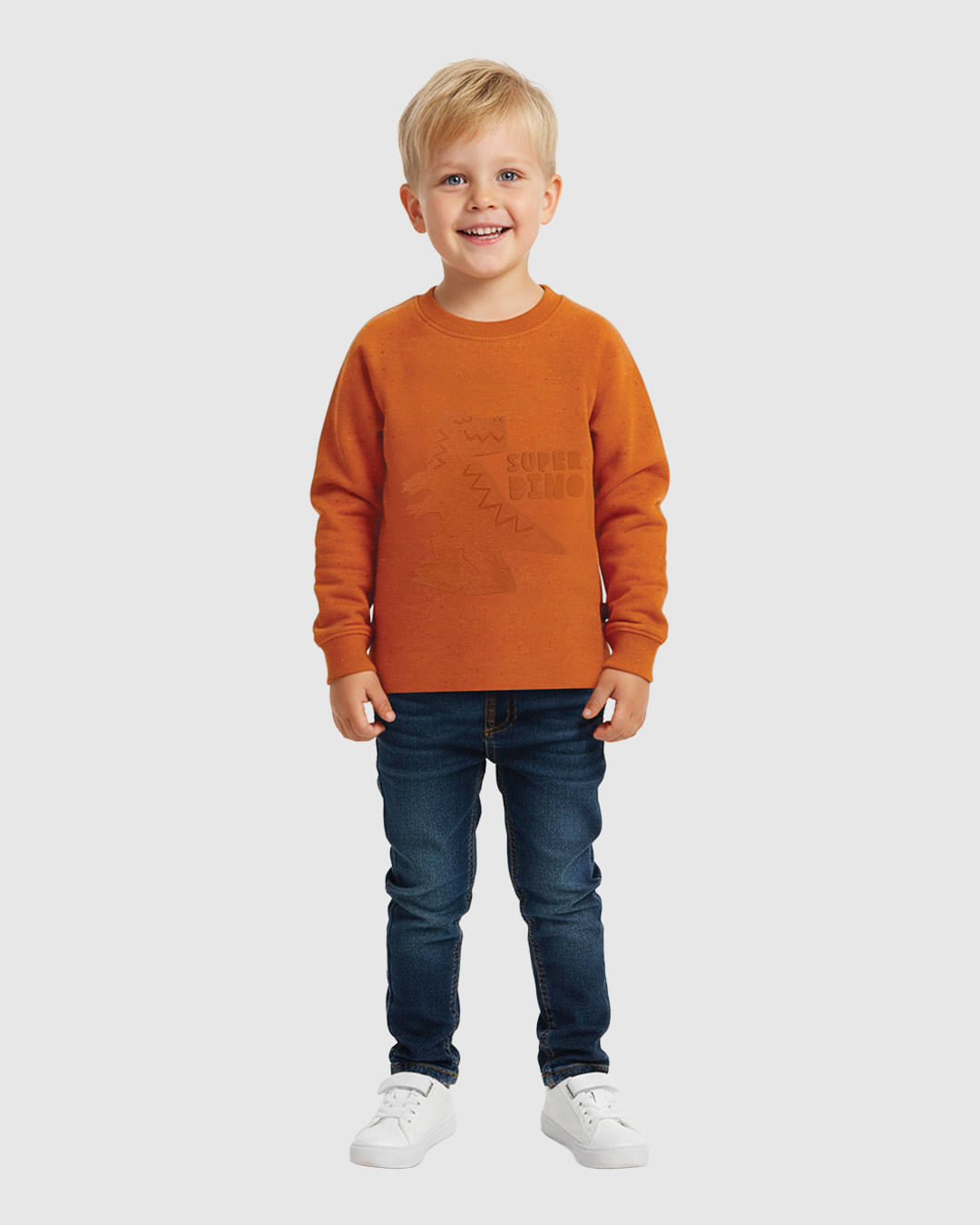 Camiseta Infantil Menino Estampa Alto-Relevo Super Dino Malwee Kids