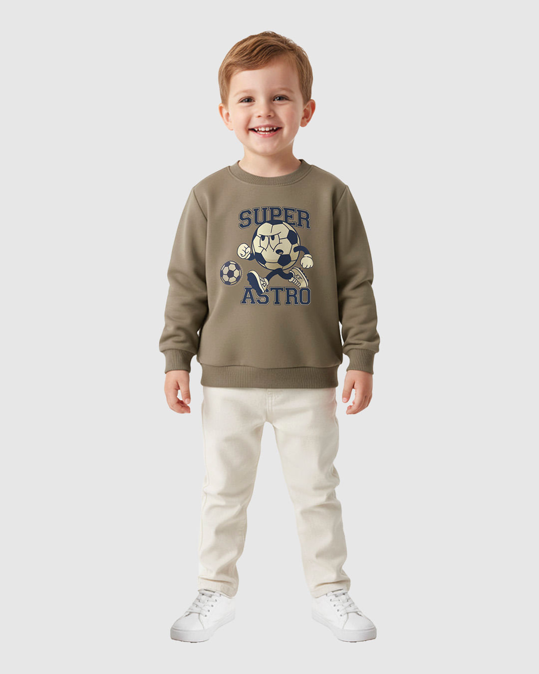 Blusão Infantil Menino Super Astro em Moletom Flanelado Malwee Kids