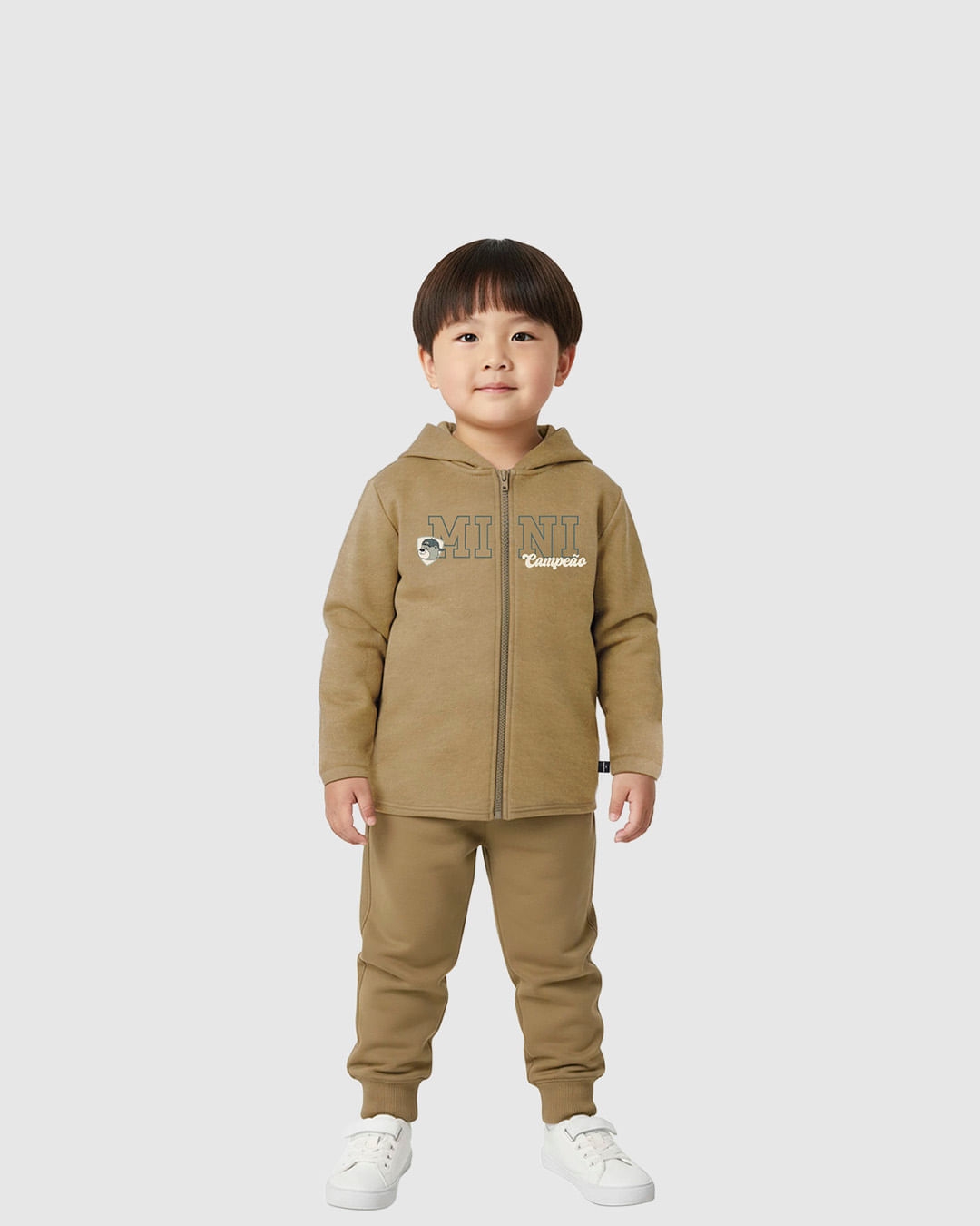 Conjunto Infantil Menino Jaqueta Mini Campeão em Malha Térmica Malwee Kids