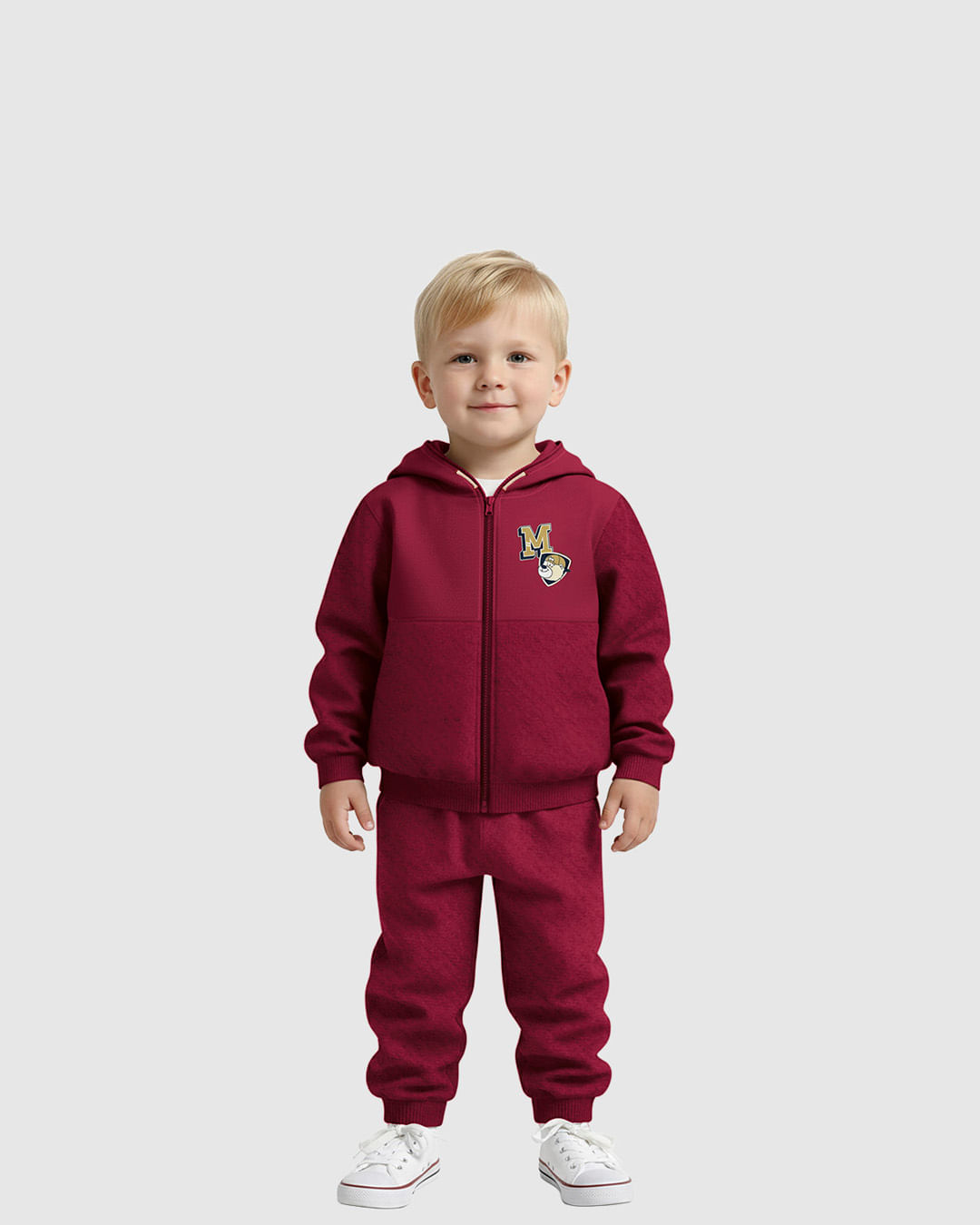 Conjunto Longo Infantil Em Moletom Diagonal Flanelado Malwee Kids