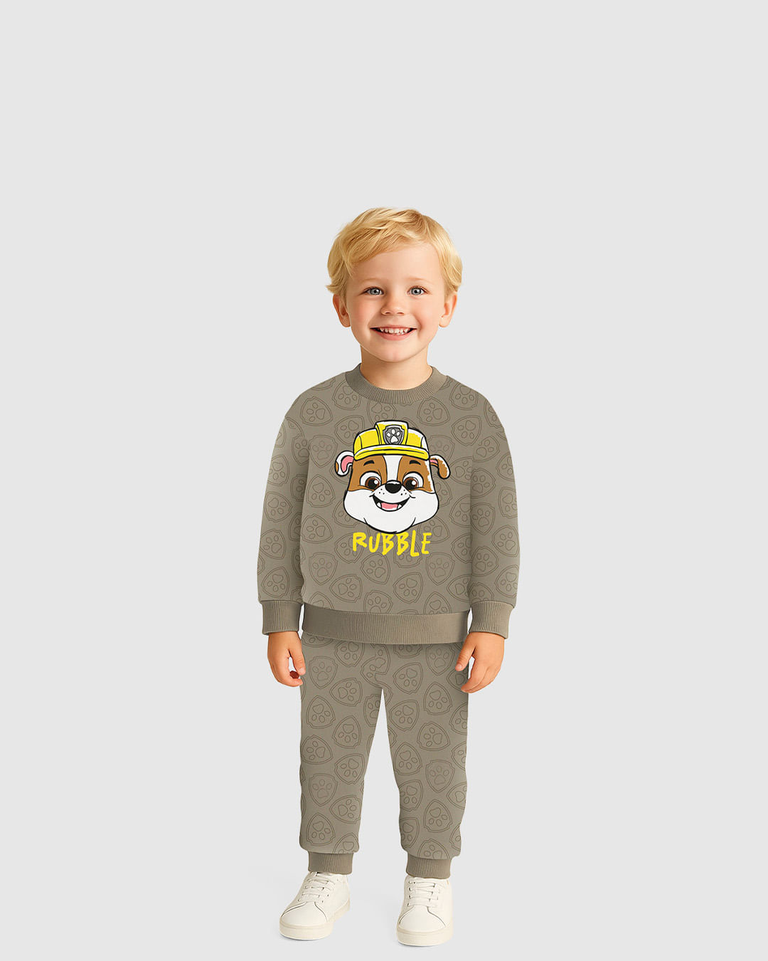 Conjunto Infantil Menino Personagens Patrulha Canina Em Moletinho Malwee Kids