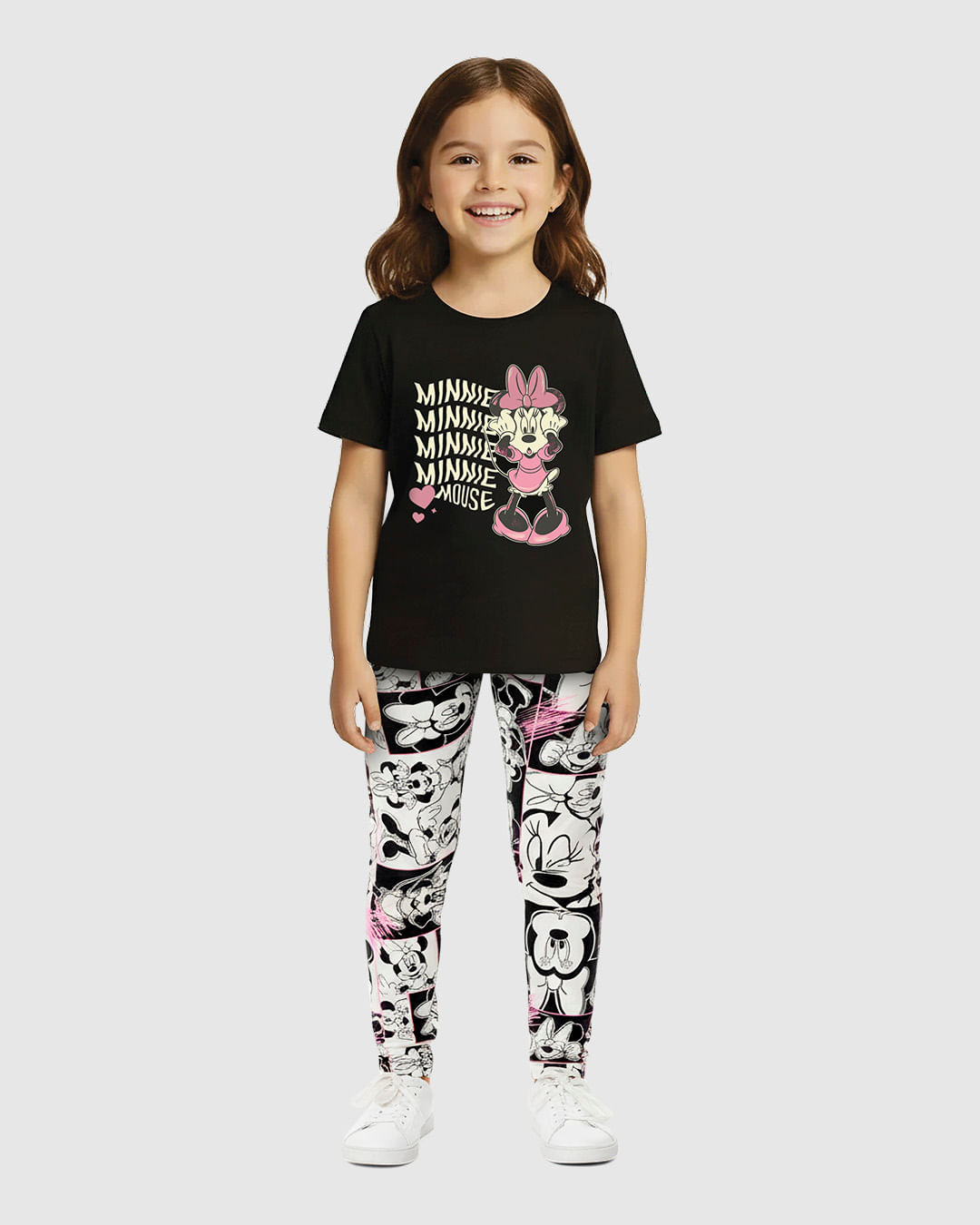 Blusa Infantil Menina Manga Curta Especial Minnie Mouse Disney Malwee Kids