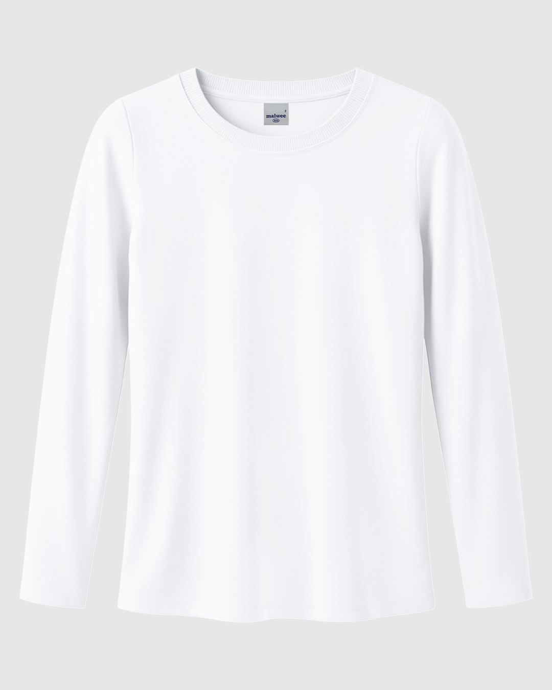 Blusa Infantil Menina Manga Longa Em Algodão Malwee Kids