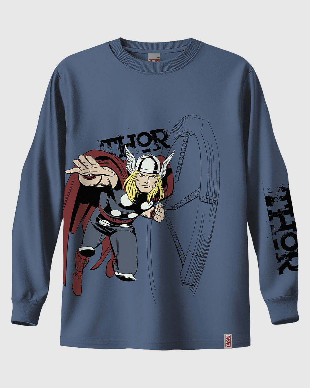 Camiseta Infantil Menino Manga Longa Os Vingadores Em Algodão Malwee Kids