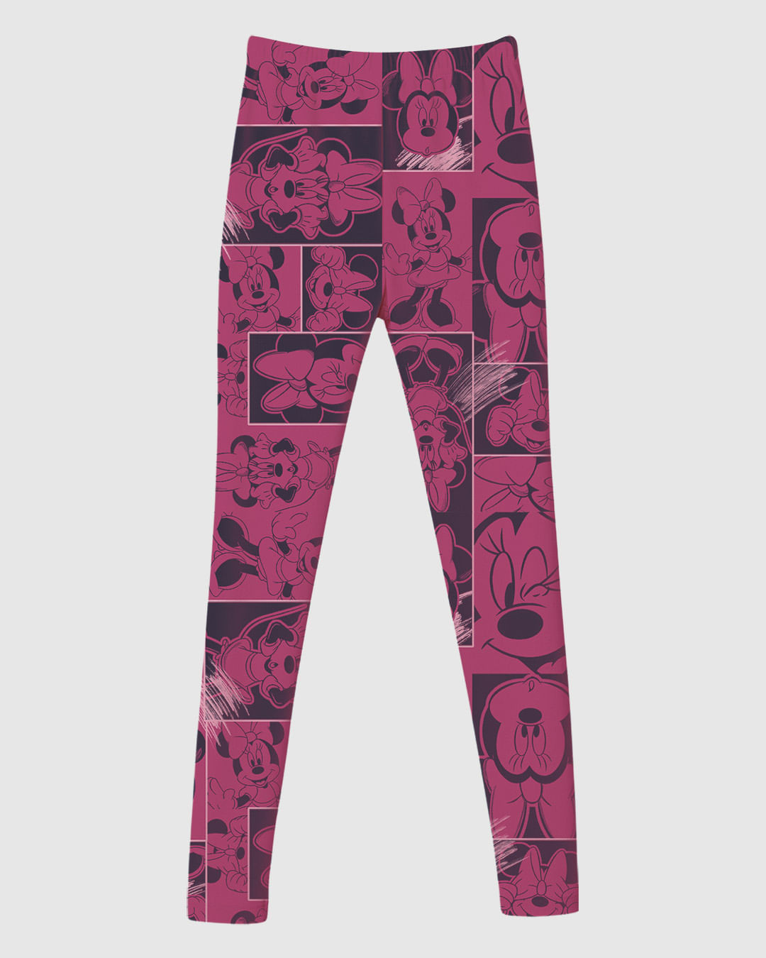 Calça Legging Infantil Especial Minnie Mouse Disney Em Algodão Malwee Kids