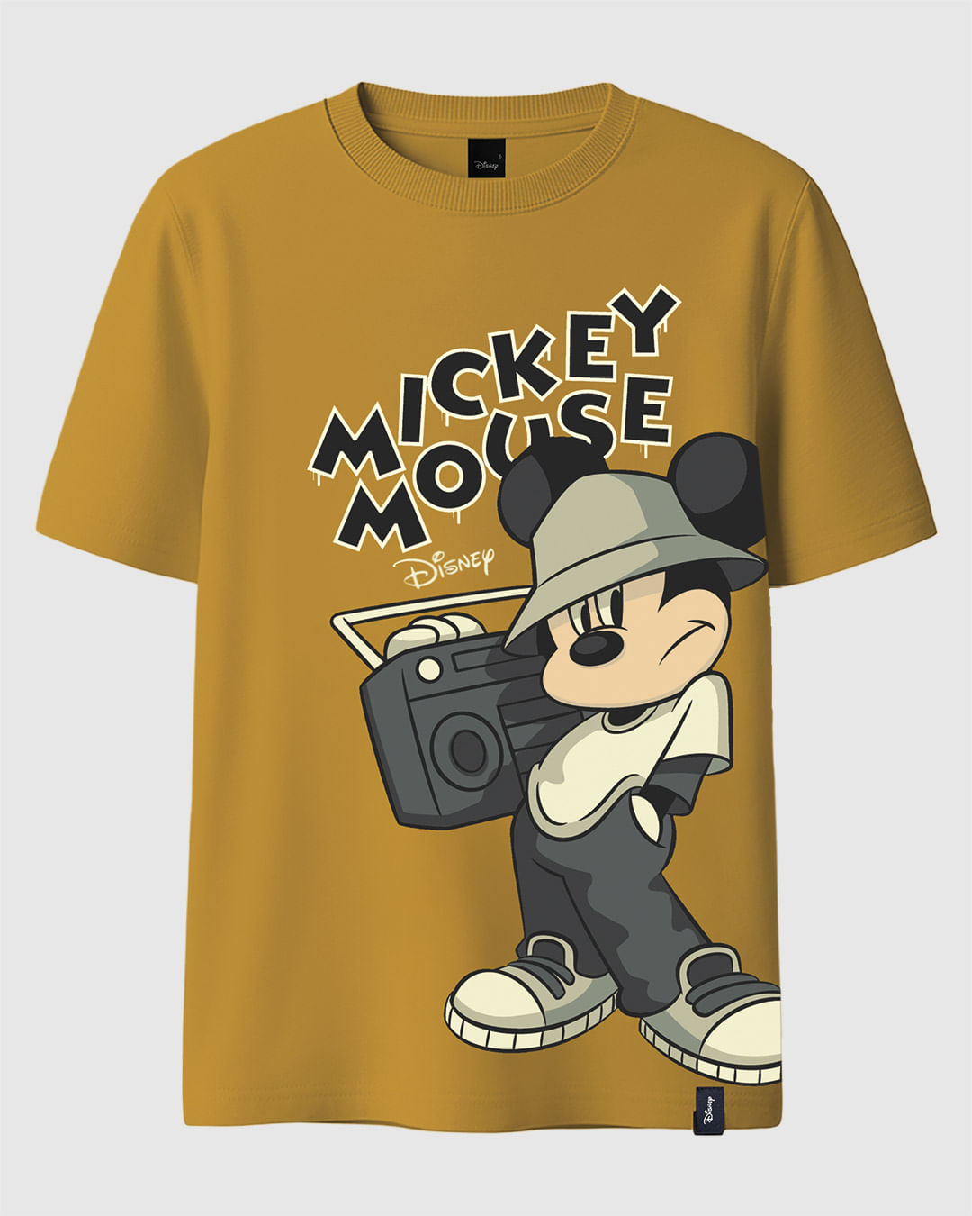 Camiseta Infantil Menino Estampa Puff Mickey Disney Em Algodão Malwee Kids