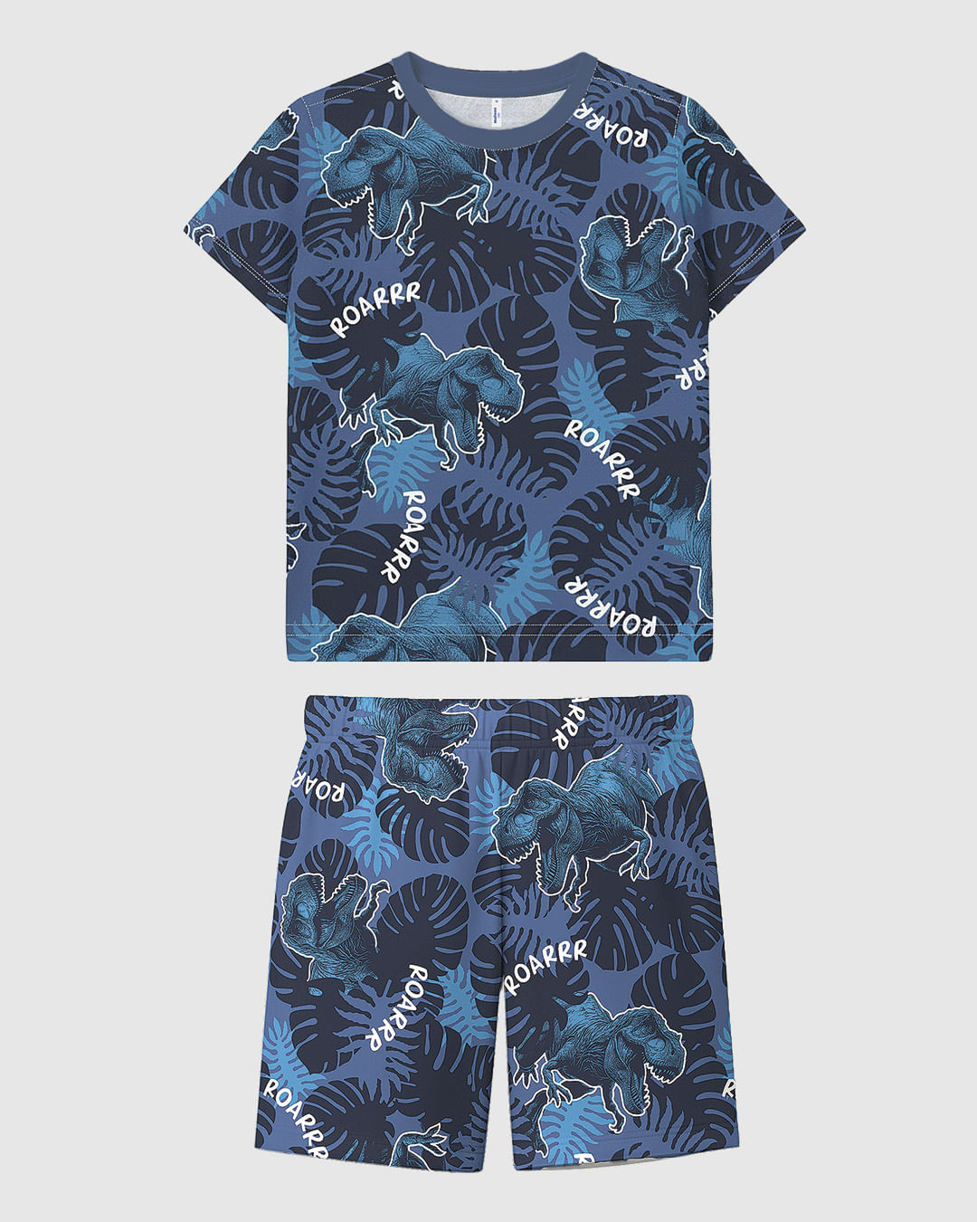 Pijama Curto Infantil Menino Estampa Corrida Em Algodão Malwee Kids