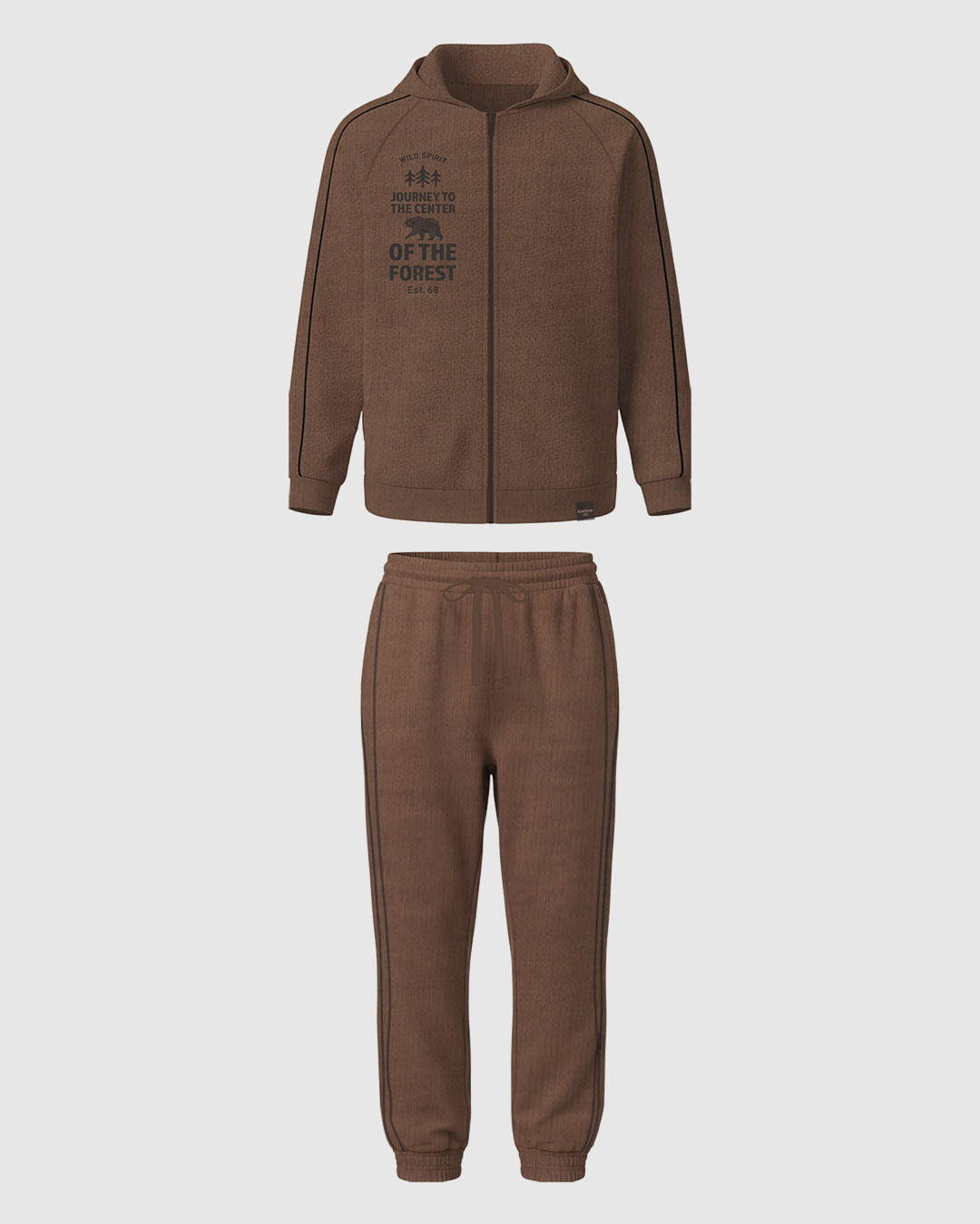 Conjunto Infantil Menino Jaqueta Estampa HD E Calça Em Moletinho Malwee Kids