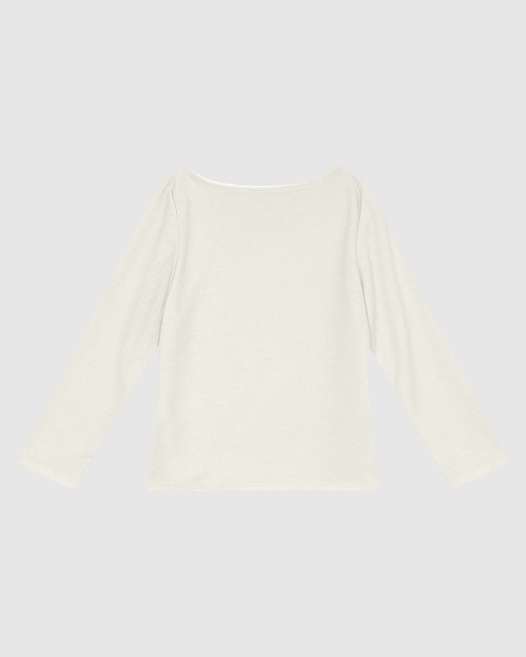 Blusa Justa Feminina Decote Canoa Manga 7/8 em Malha Crepe Lurex - ENFIM
